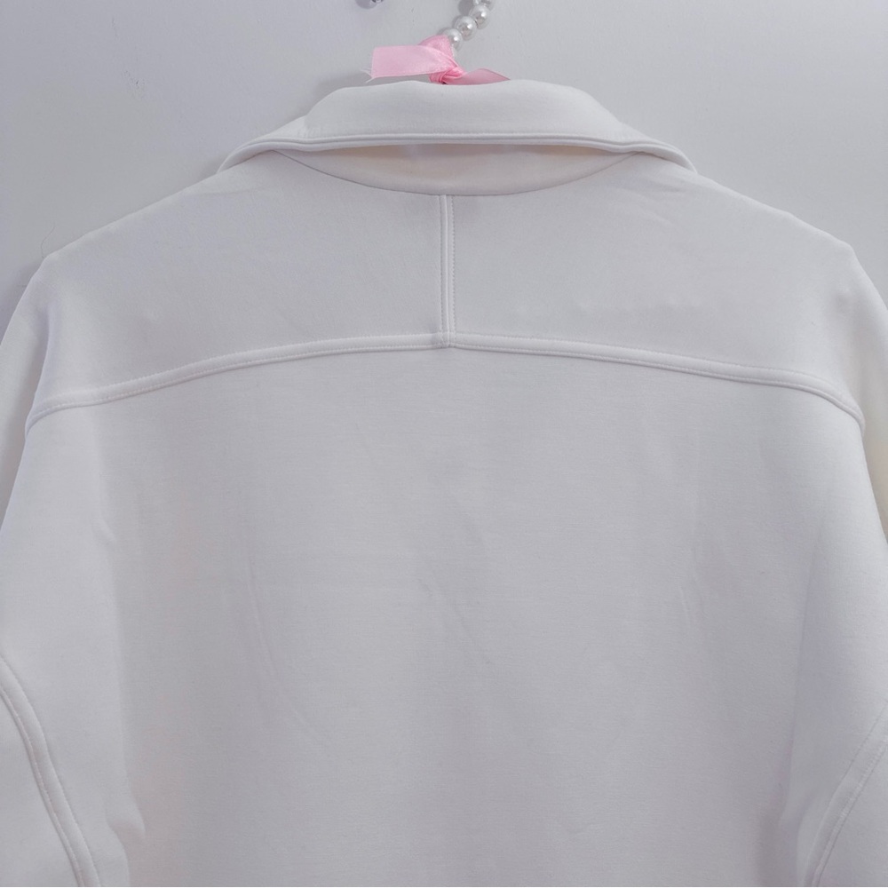SPANX White Half-Zip Pullover Sweater - Picture 10 of 13